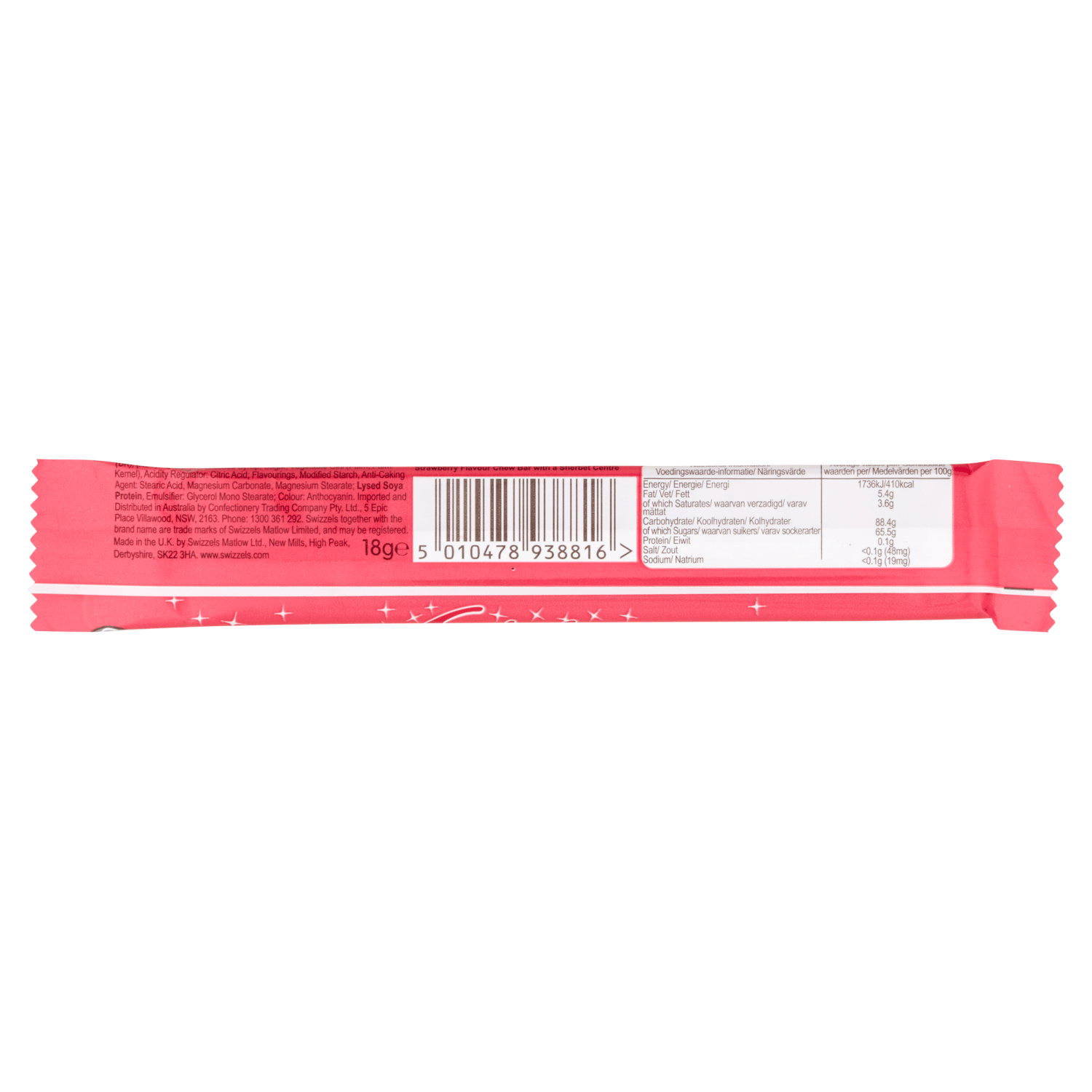 Swizzels Refreshers Strawberry Flavour - UK Food & Drink - 5010478938816