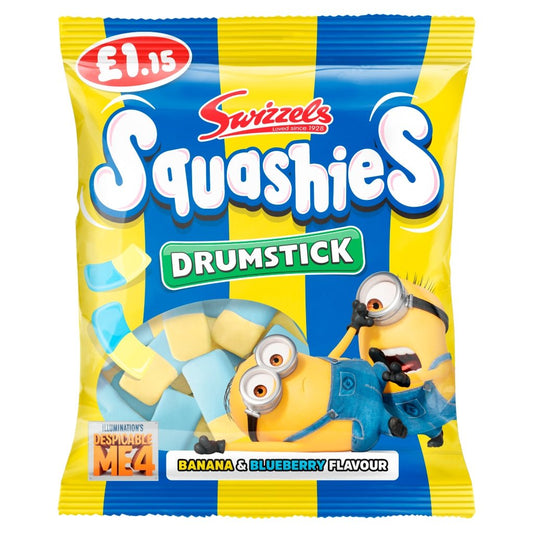 Swizzels Squashies Minions Pm 1.15 110G - UK Food & Drink - 5010478290723
