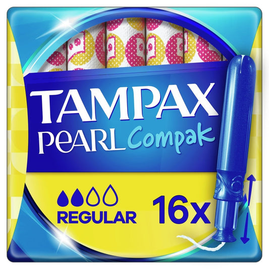 Tampax Compak Pearl Regular - UK Food & Drink - 8001841536873