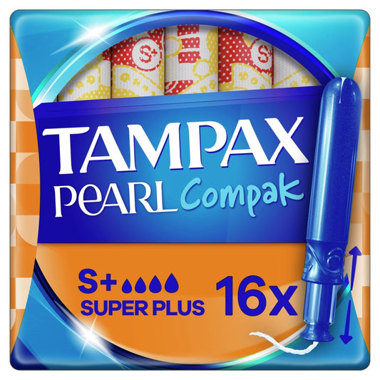 Tampax Compak Pearl Super Plus - UK Food & Drink - 8001841536934