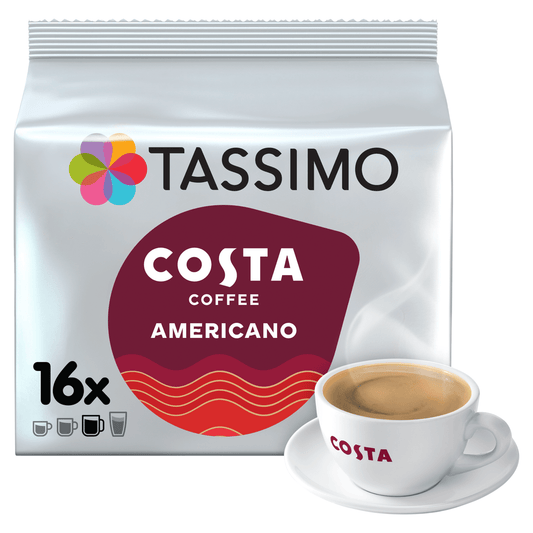 Tassimo Costa Americano Coffee Pods x16 - UK Food & Drink - 8711000500255