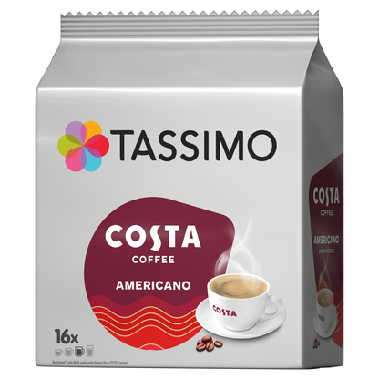 Tassimo Costa Americano Coffee Pods x16 - UK Food & Drink - 8711000500255
