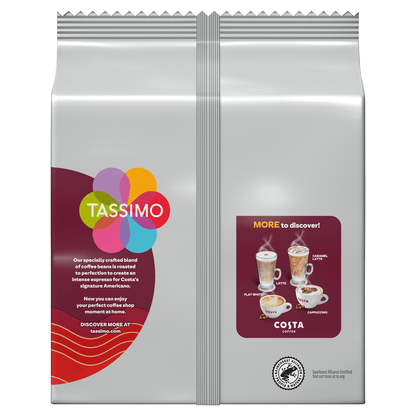 Tassimo Costa Americano Coffee Pods x16 - UK Food & Drink - 8711000500255