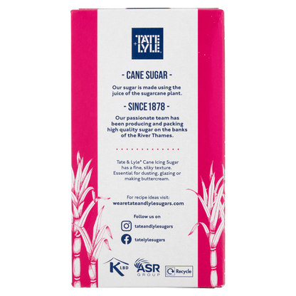 Tate & Lyle Cane Icing Sugar 500g - UK Food & Drink - 5010115822362