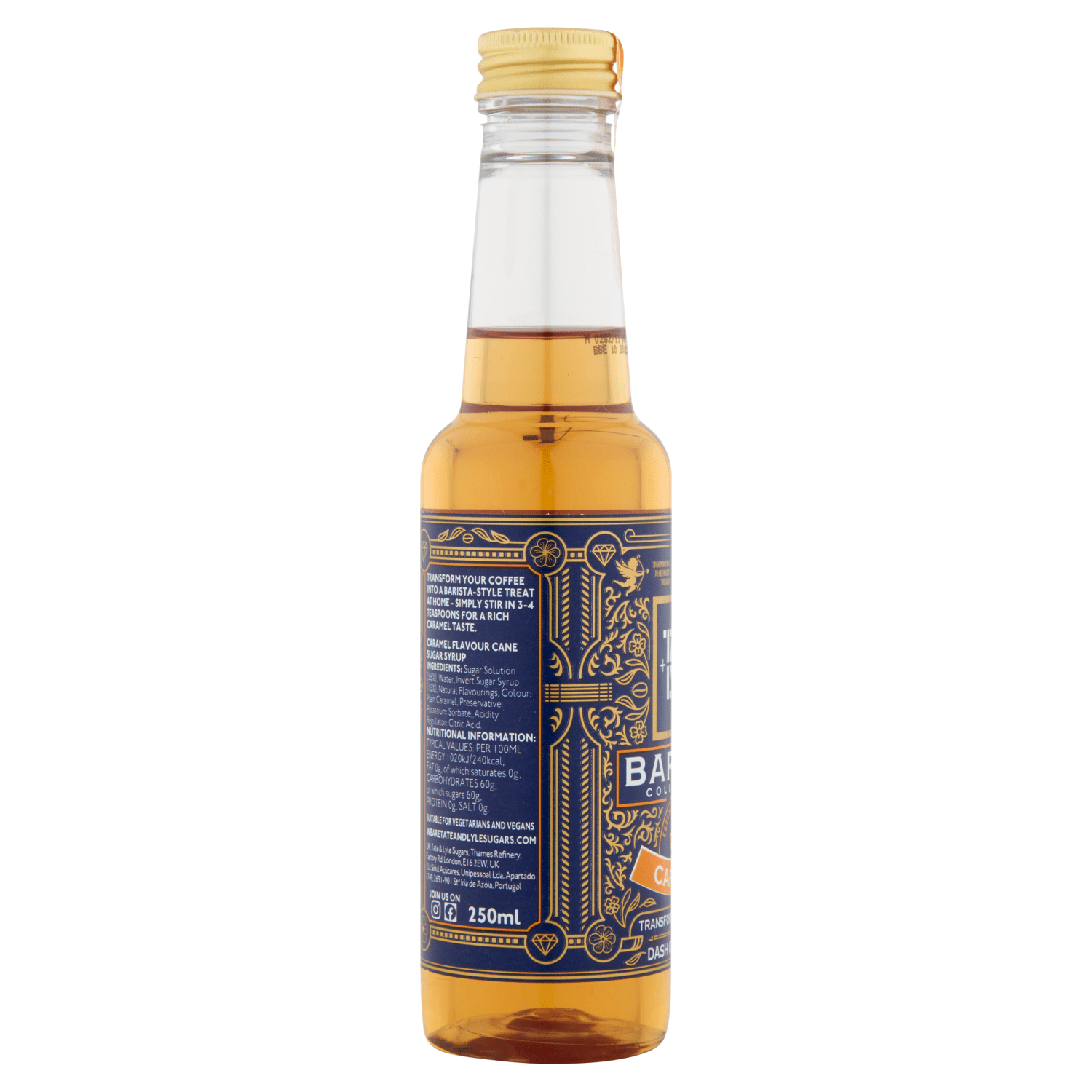 Tate & Lyle Caramel Coffee Syrup 250ml - UK Food & Drink - 5010115901142