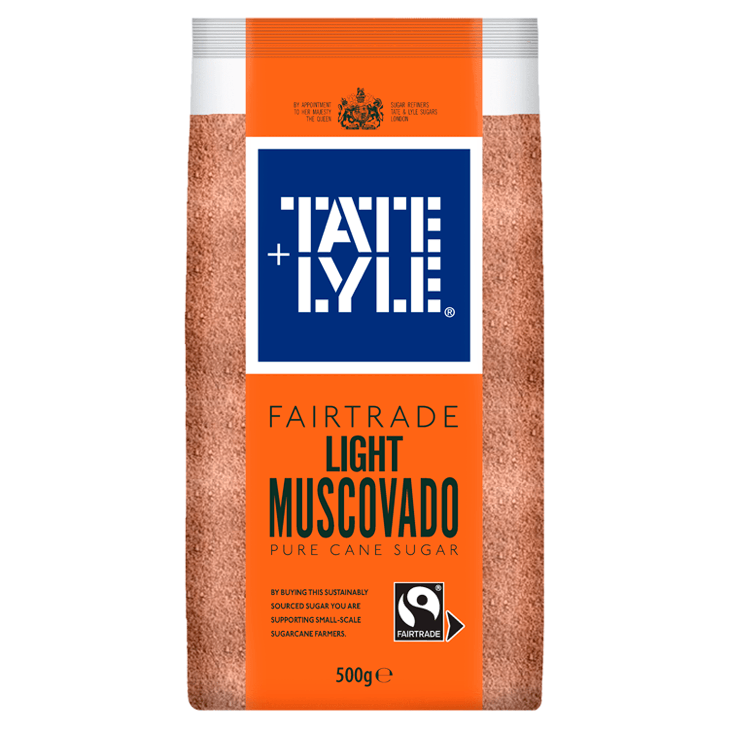Tate & Lyle Fairtrade Light Muscovado Pure Cane Sugar 500g - UK Food & Drink - 5010115822317