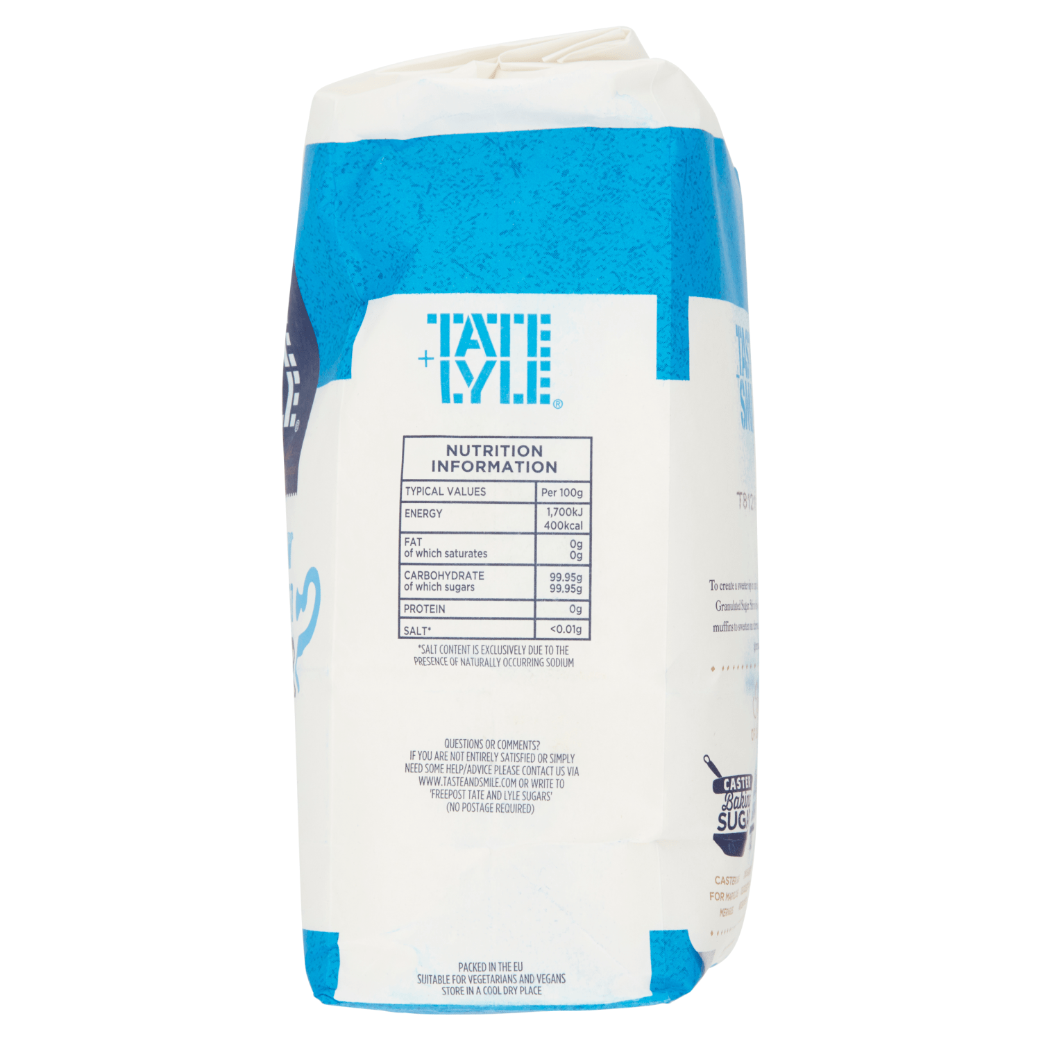 Tate & Lyle Granulated Sugar 2kg - UK Food & Drink - 5010115820795