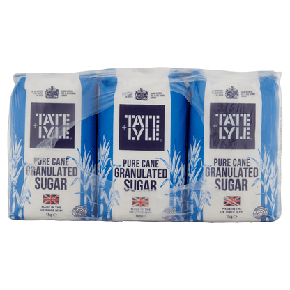 Tate & Lyle Pure Cane Granulated Sugar 1kg - UK Food & Drink - 5010115910014