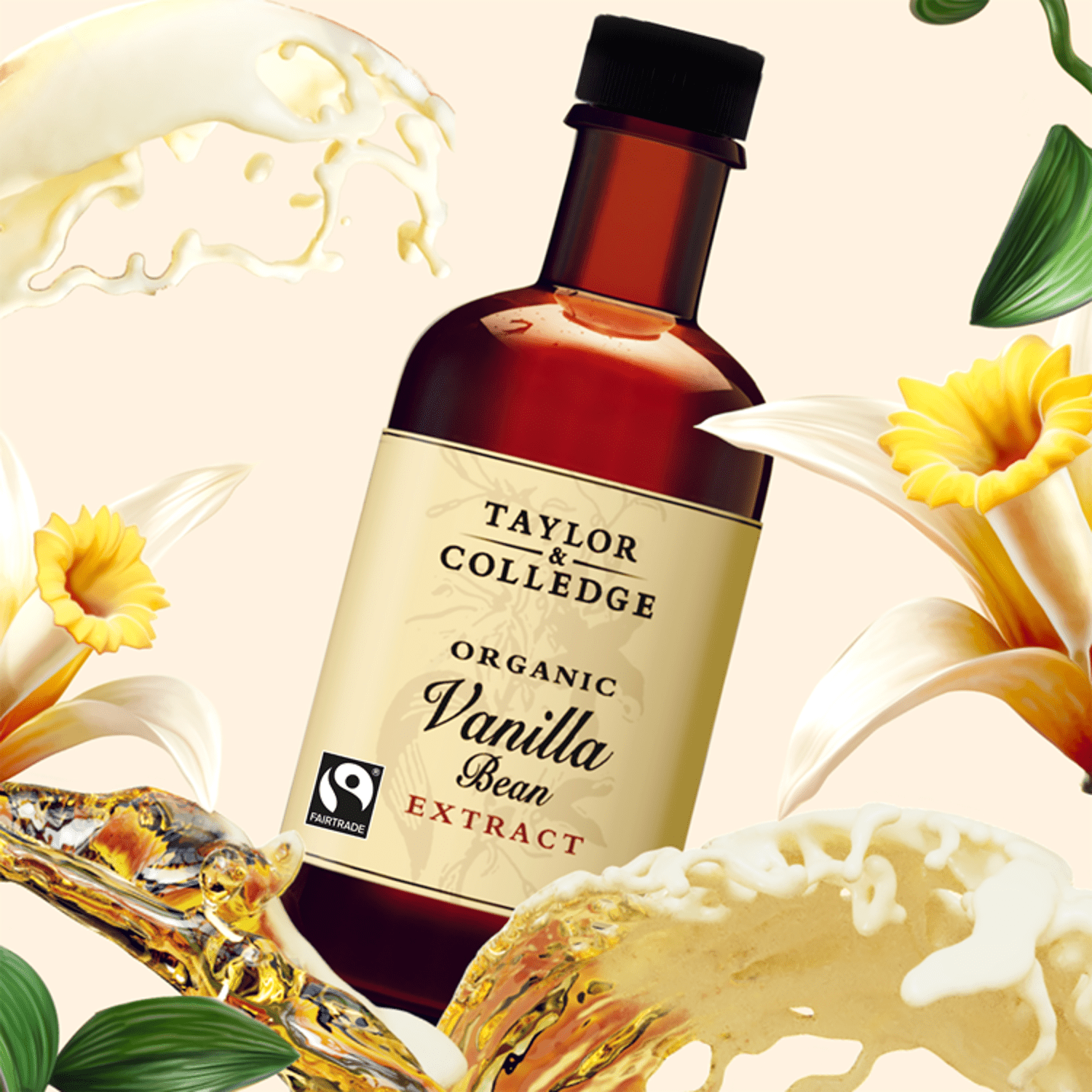 Taylor & Colledge Fairtrade Organic Vanilla Bean Extract 100ml - UK Food & Drink - 9300641001079