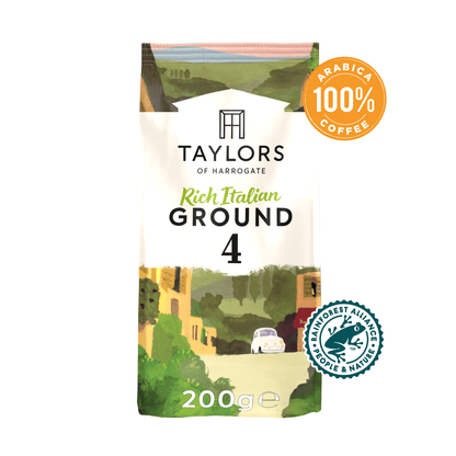 Taylors of Harrogate Rich Italian Ground Roast Coffee 200g - UK Food & Drink - 615357752665