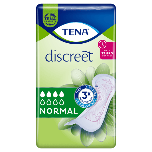 TENA Discreet Normal Incontinence Pads x 12 - UK Food & Drink - 7322540852066