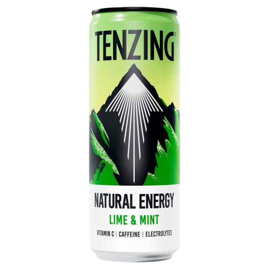 Tenzing Lime & Mint Energy Drink - UK Food & Drink - 5060444851021