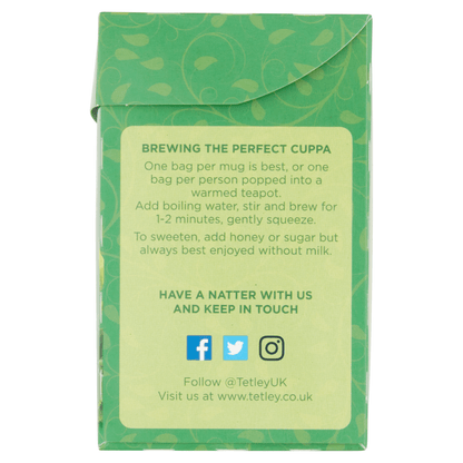 Tetley Green Tea Pure Green 50 Tea Bags 100g - UK Food & Drink - 5000208050987