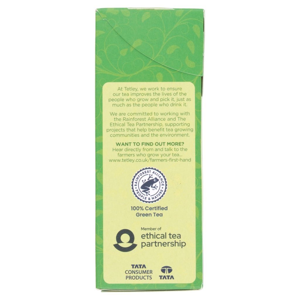 Tetley Pure Green 20 Green Tea 40g - UK Food & Drink - 5000208001439
