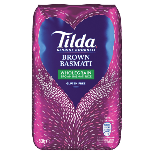 Tilda Brown Basmati 500g - UK Food & Drink - 5011157670119