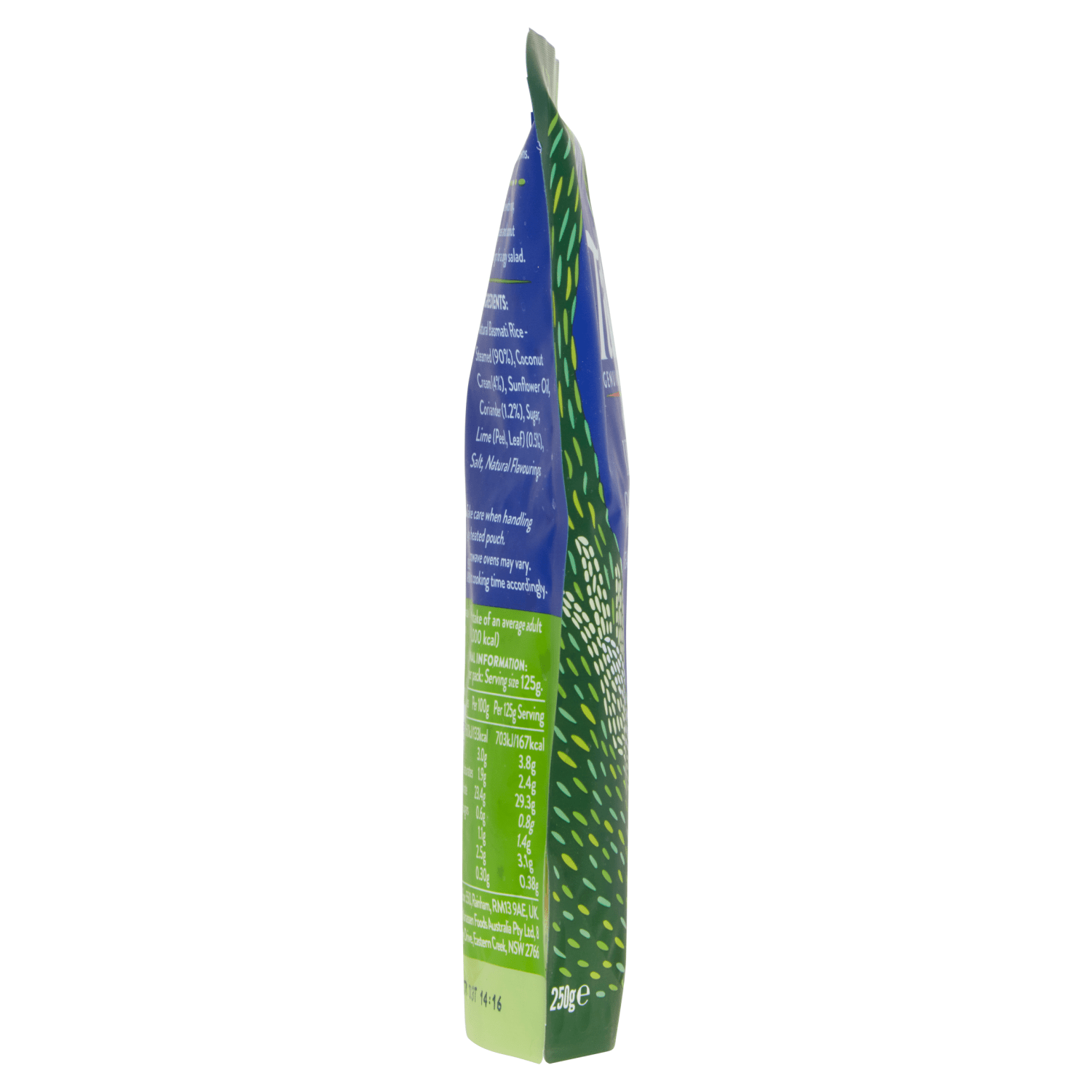 Tilda Microwave Lime and Coriander Basmati Rice 250g - UK Food & Drink - 5011157888163