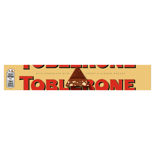 Toblerone Milk Chocolate Large Bar 100g - UK Food & Drink - 7614500010013
