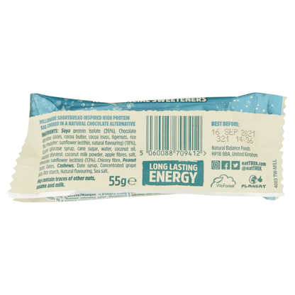 TREK Power Millionaire Shortbread Protein Bar 55g - UK Food & Drink - 5060088709412
