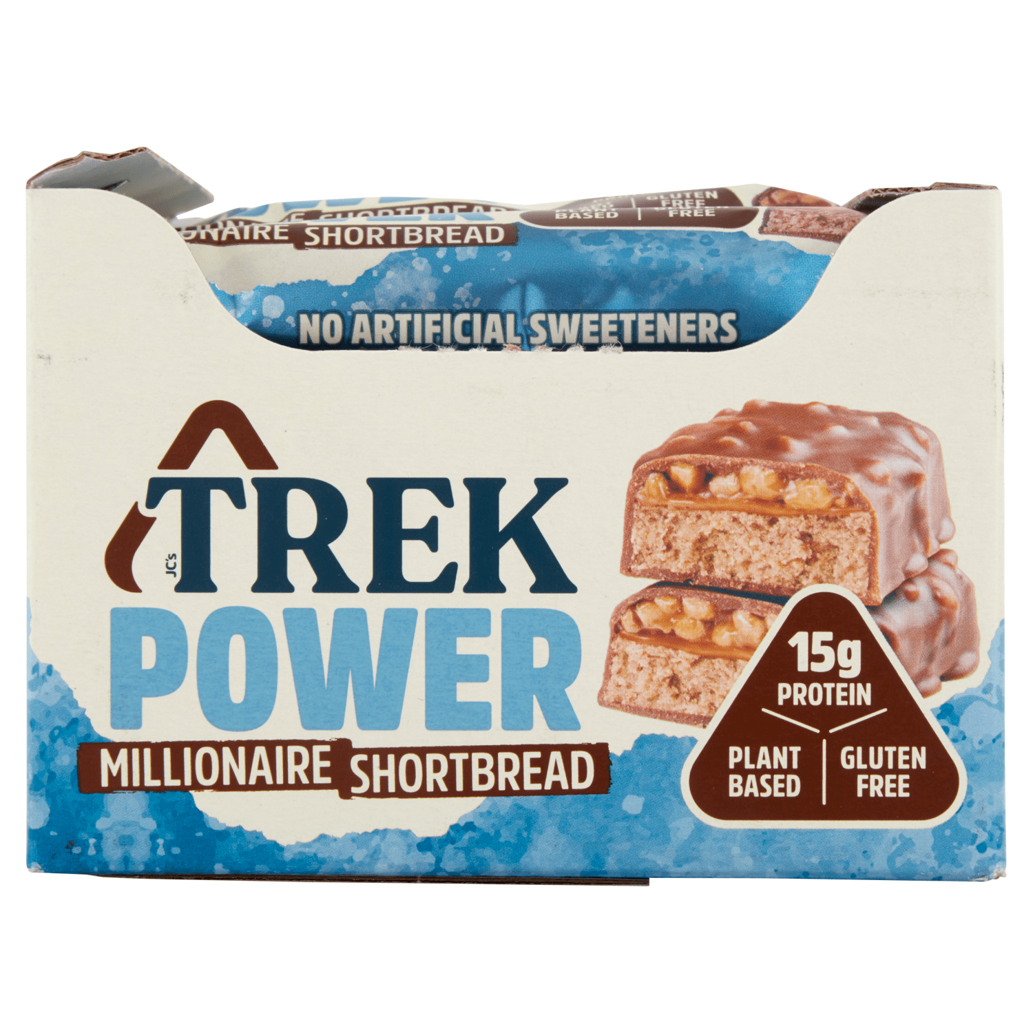 TREK Power Millionaire Shortbread Protein Bar 55g - UK Food & Drink - 5060088709412