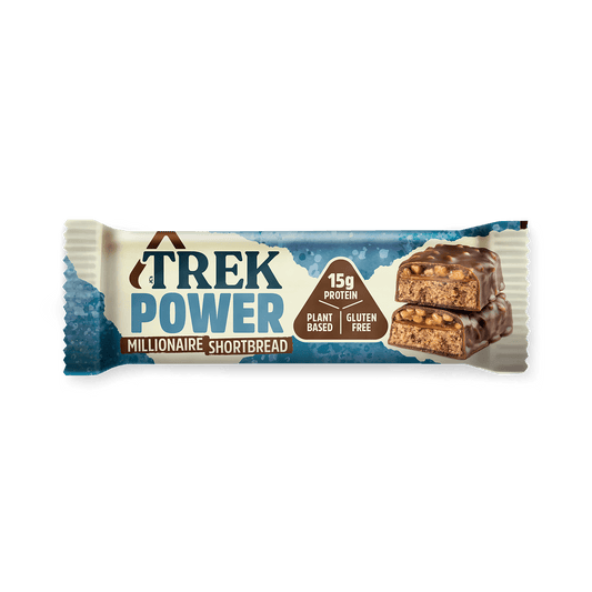 Trek Power Millionaire Shortbread Protein Bar 55g - UK Food & Drink - 5060088709412