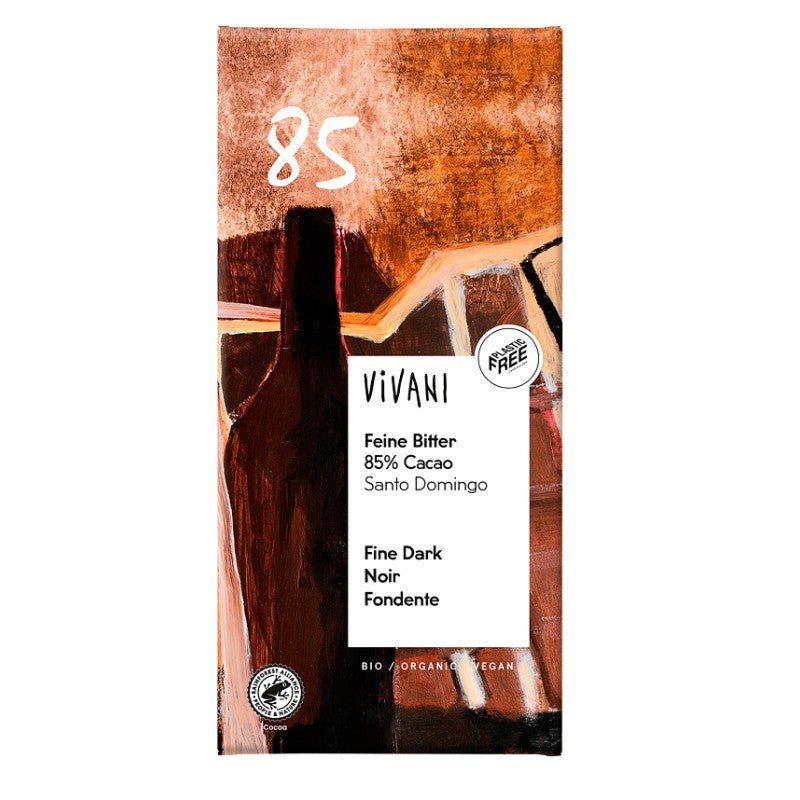 Viviani Dark Chocolate with 85% Cocoa - UK Food & Drink - 4044889000054