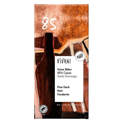 Viviani Dark Chocolate with 85% Cocoa - UK Food & Drink - 4044889000054