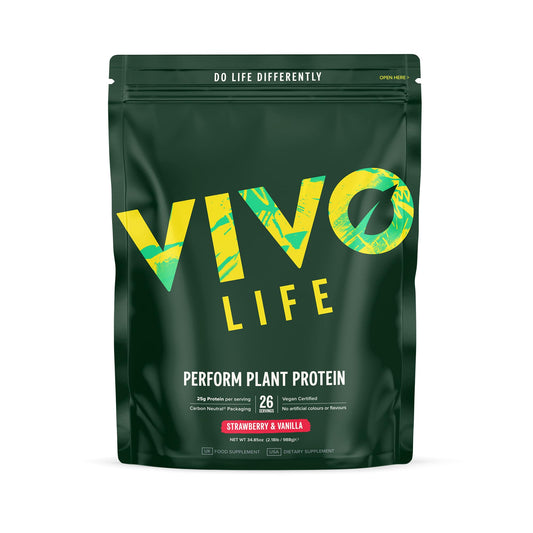 Vivo Life Perform Plant Protein Strawb'y - UK Food & Drink - 5060572521414