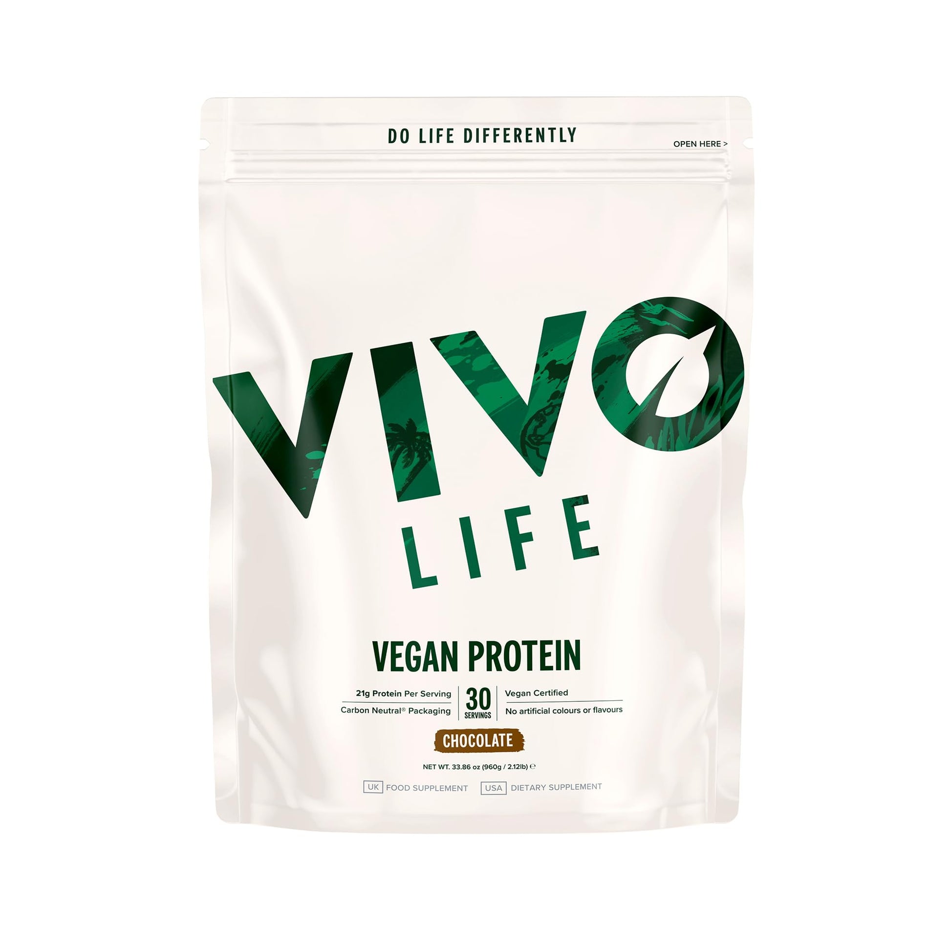 Vivo Life Vegan Protein Chocolate - UK Food & Drink - 5060572521384
