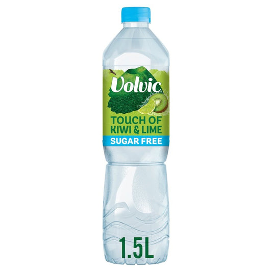 Volvic Touch Of Fruit Sugar Free Kiwi & Lime 1.5l - UK Food & Drink - 3057640577888