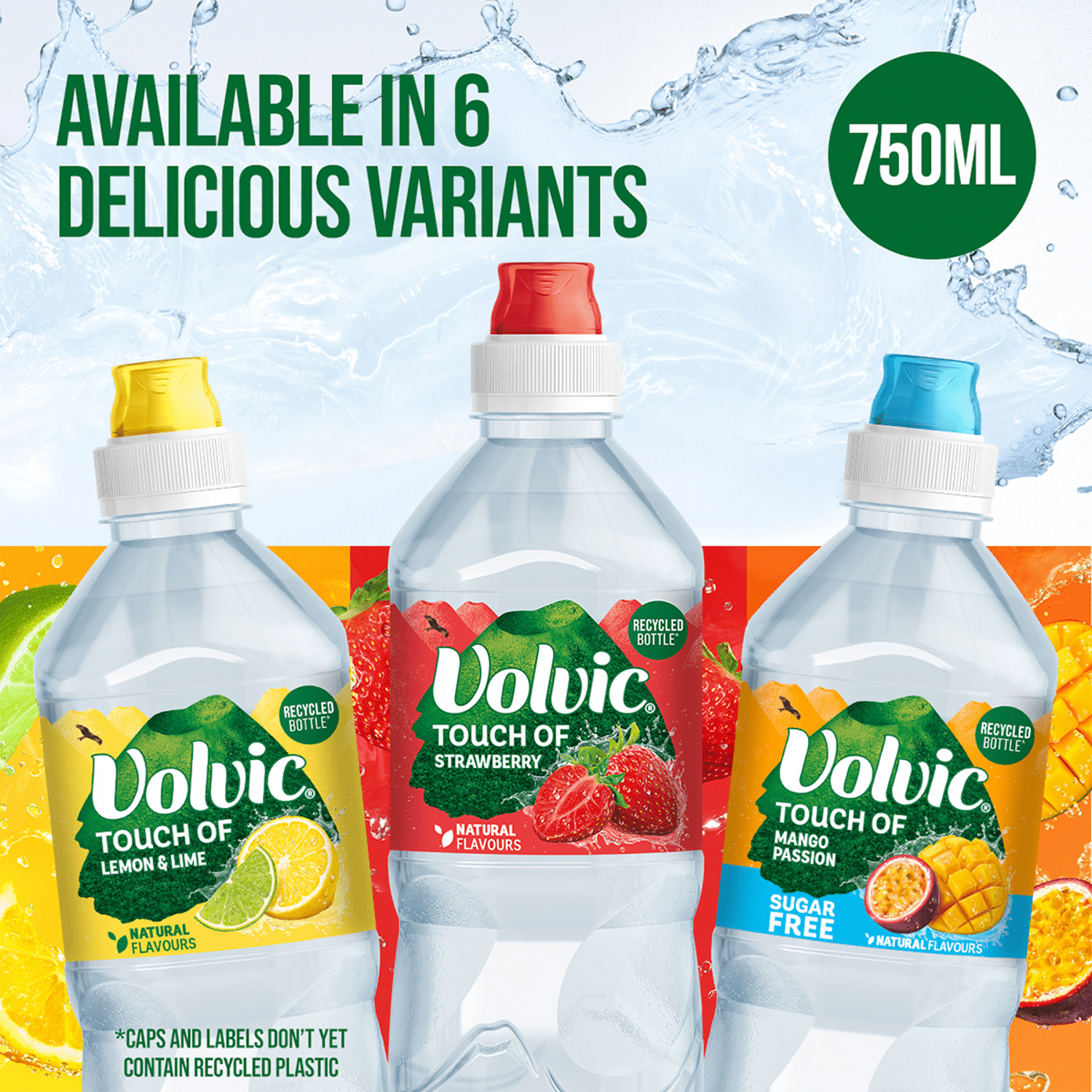 Volvic Touch of Summer Fruits 750ml - UK Food & Drink - 3057640578113