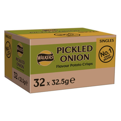 Walkers Pickled Onion 32.5g - UK Food & Drink - 5000328902616