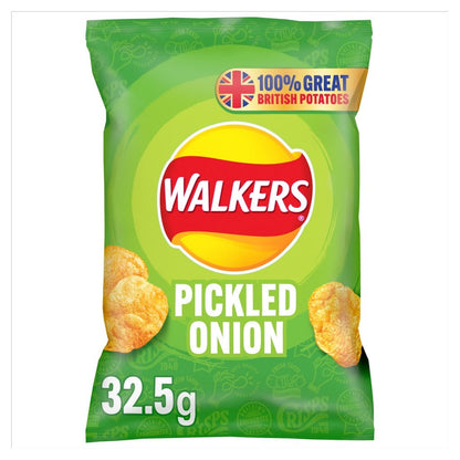 Walkers Pickled Onion 32.5g - UK Food & Drink - 5000328902616