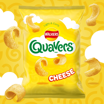 Walkers Quavers Cheese Snacks Crisps 34g - UK Food & Drink - 5000328529660