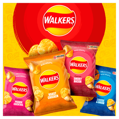 Walkers Roast Chicken Crisps 32.5g - UK Food & Drink - 5000328329833
