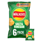 Walkers Salt & Vinegar Multipack Crisps 6x25g - UK Food & Drink - 5000328375618