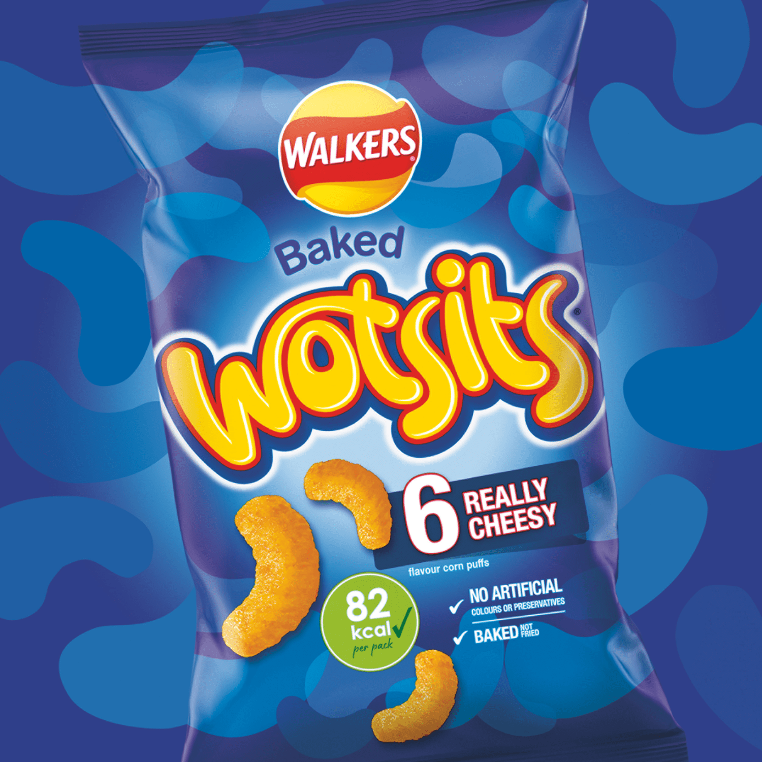 Walkers Wotsits Really Cheesy Snacks Crisps 22.5g - UK Food & Drink - 5000328590929