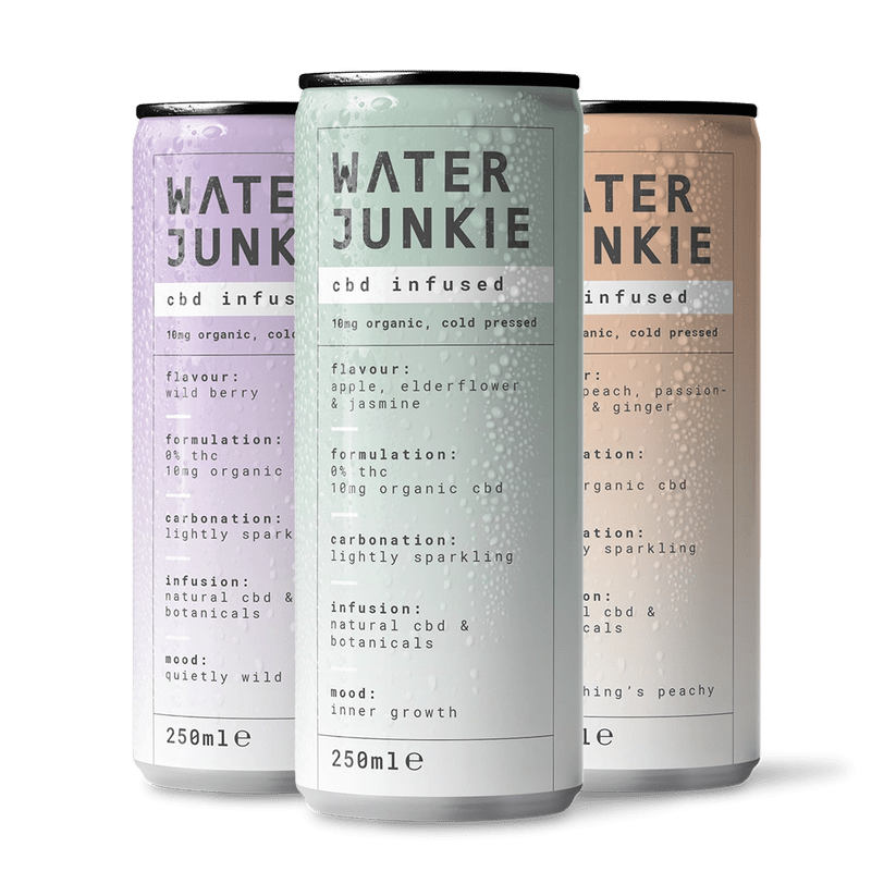 WaterJunkie CBD Infused Apple Elderflower & Jasmine 250ml - UK Food & Drink - 5070002715320
