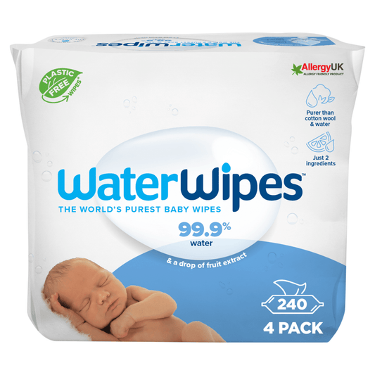 WaterWipes 4 Packs - UK Food & Drink - 5099514400135