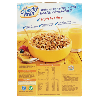 Weetabix Crunchy Bran Cereal 375g - UK Food & Drink - 5010029204247