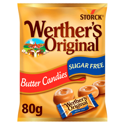 Werther's Original Sugar Free Butter Candies 80g - UK Food & Drink - 4014400914696