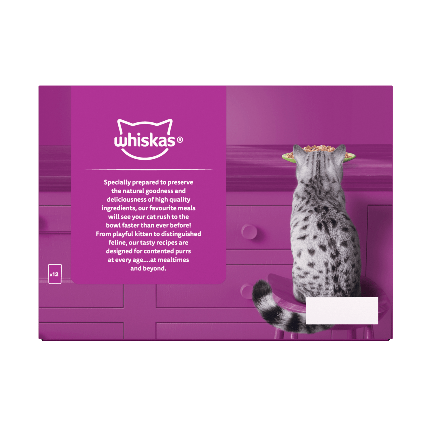 Whiskas 1+ Mixed Menu Adult Wet Cat Food Pouches in Jelly 12 x 85g - UK Food & Drink - 5000166157292