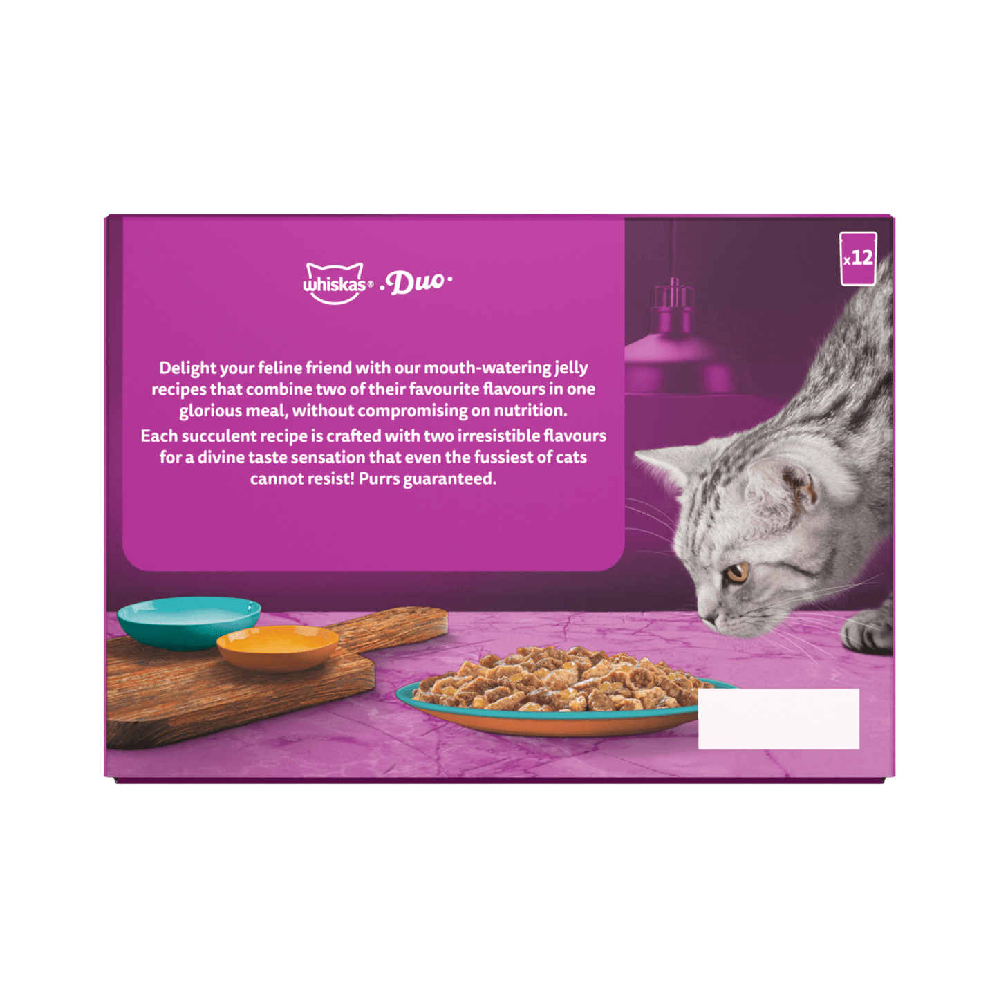 Whiskas Duo Surf & Turf in Jelly 12 x 85g (1.02kg) - UK Food & Drink - 4008429155833