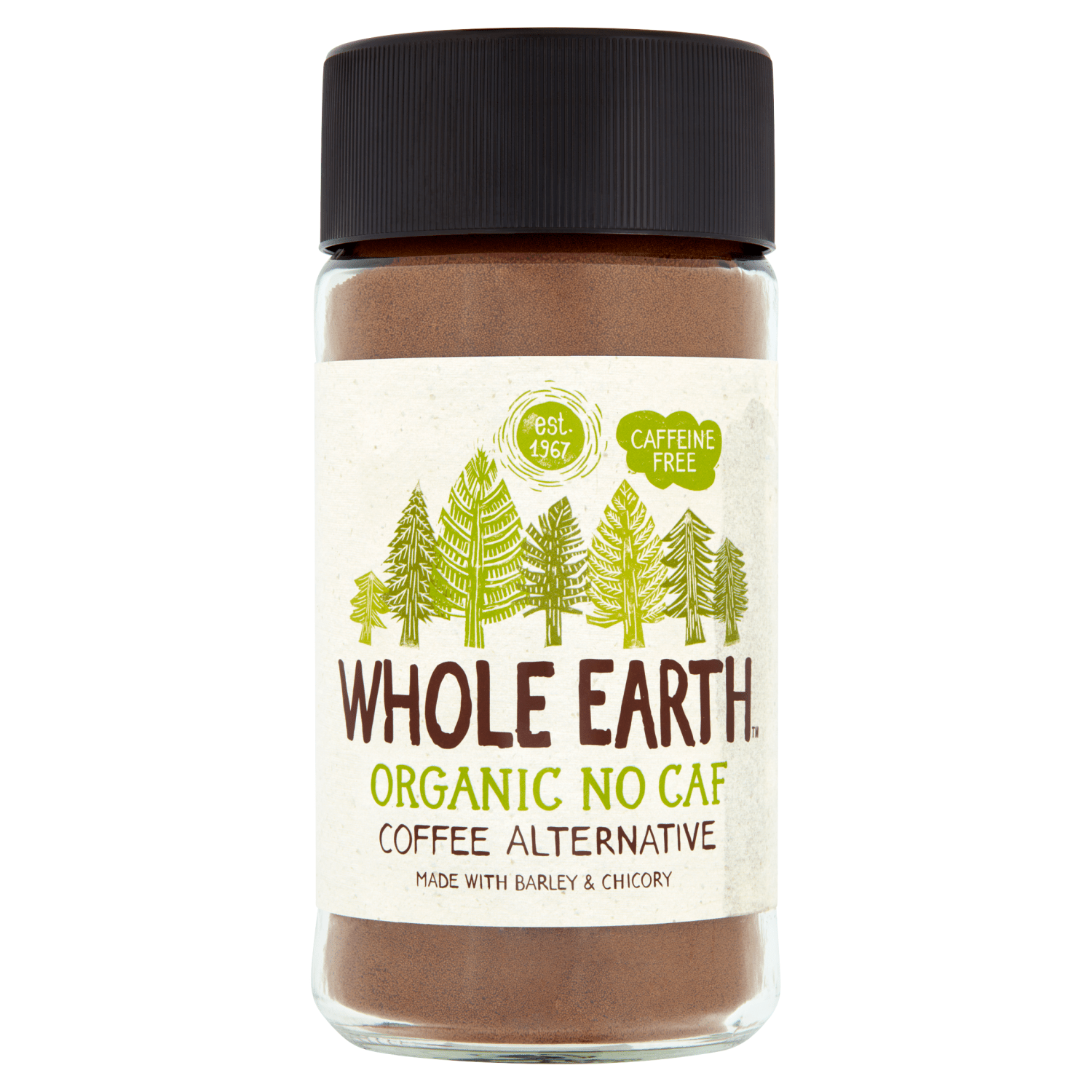 Whole Earth Organic No Caffeine Coffee Alternative 100g - UK Food & Drink - 5011835100808
