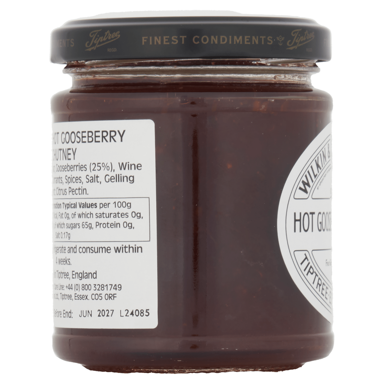 Wilkin & Sons Ltd Tiptree Hot Gooseberry Chutney 230g - UK Food & Drink - 43647831064