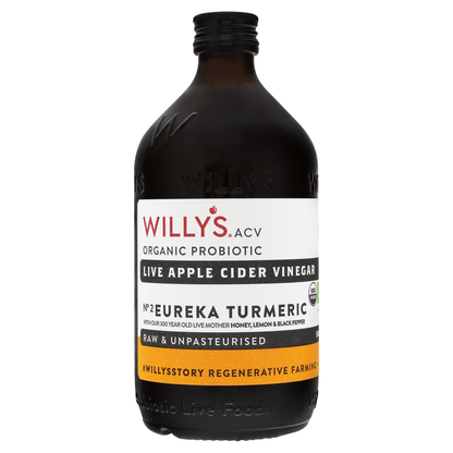 Willy's ACV Organic Probiotic Live Apple Cider Vinegar 500ml - UK Food & Drink - 5060655701030