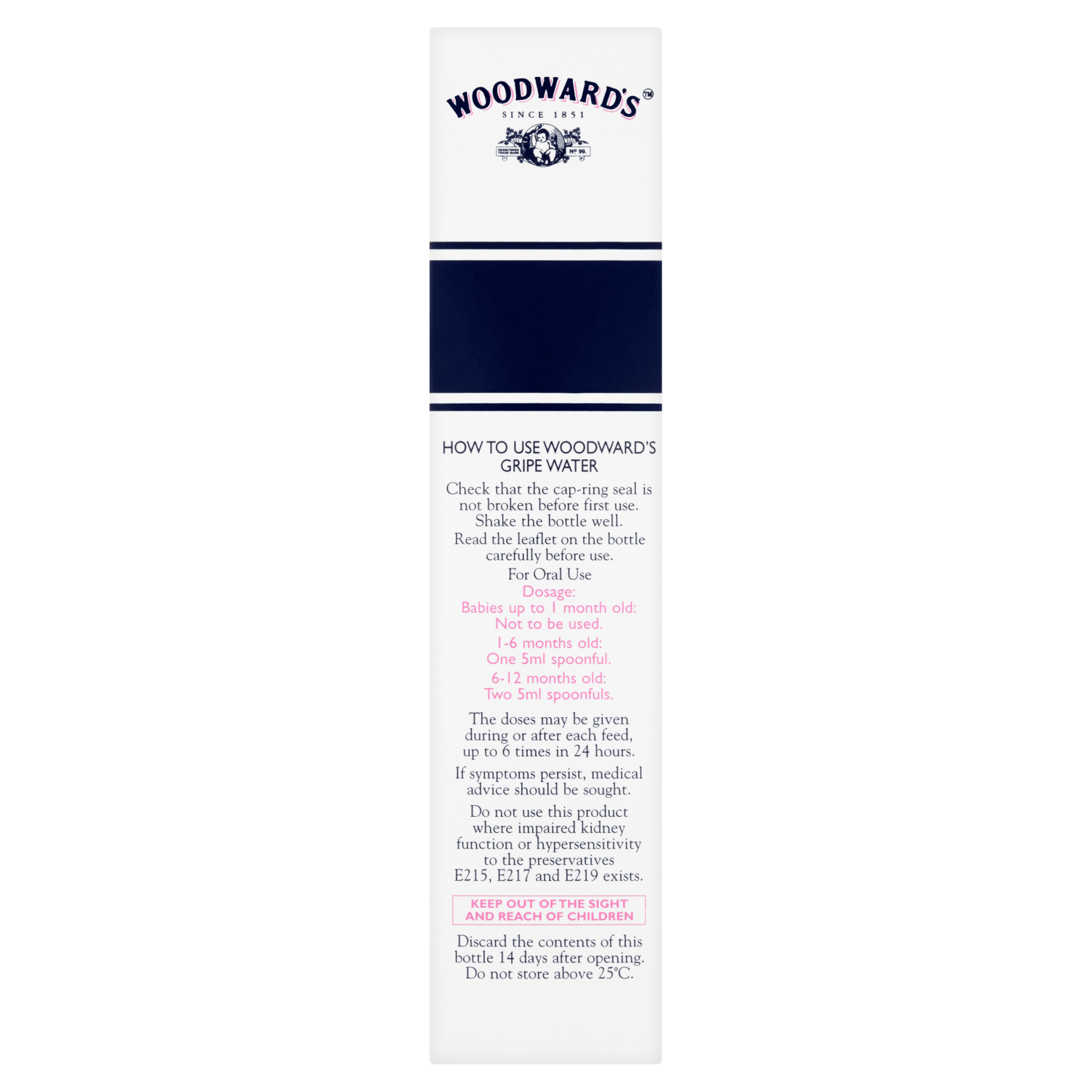 Woodward's Gripe Water 150ml - UK Food & Drink - 5012509978280
