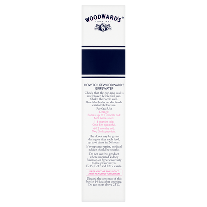 Woodward's Gripe Water 150ml - UK Food & Drink - 5012509978280