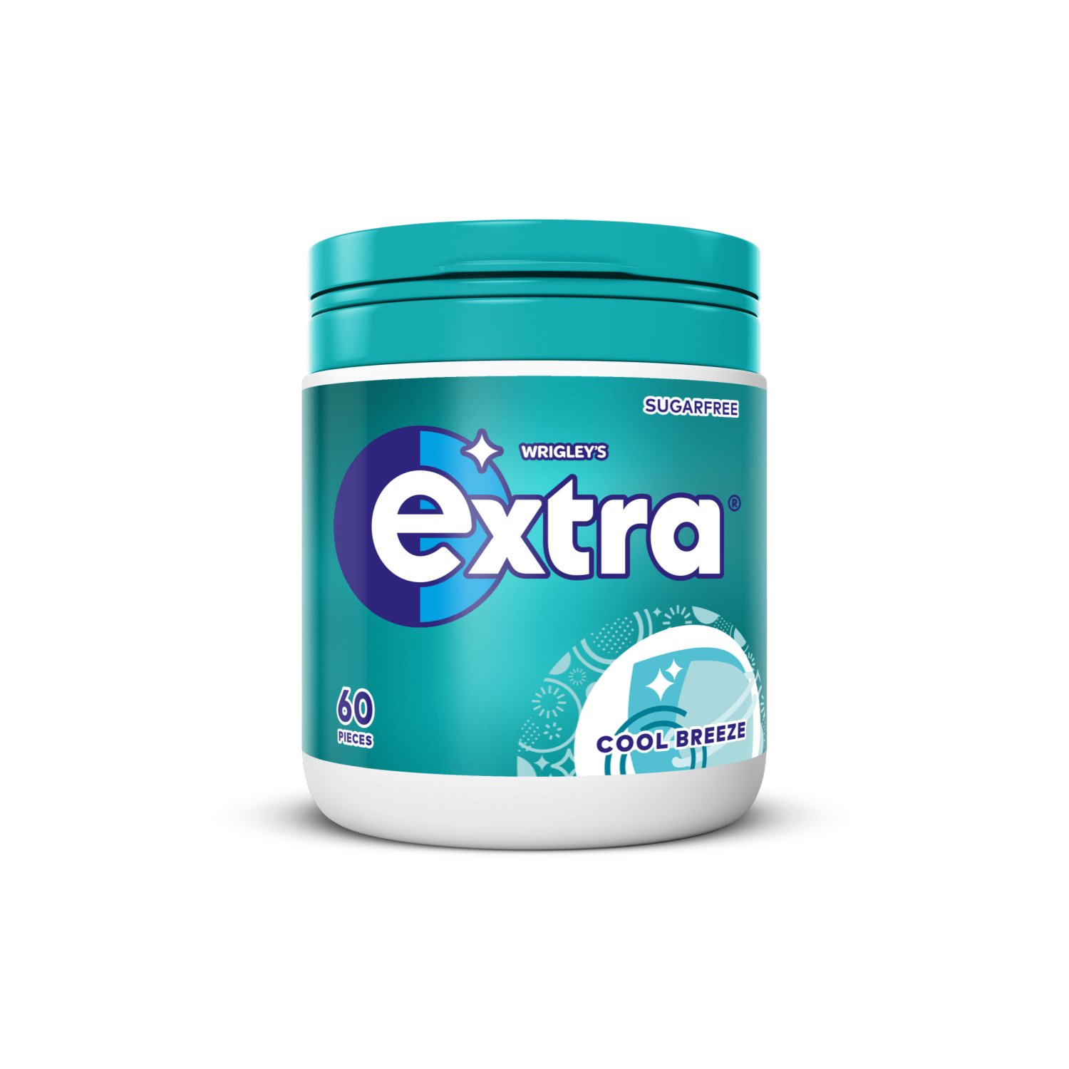 Wrigley's Extra 60 Pieces Cool Breeze Chewing Gum Sugar Free 84g - UK Food & Drink - 4009900513906