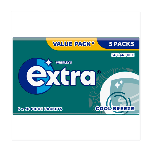 Wrigley's Extra Cool Breeze 5 x 14g (70g) - UK Food & Drink - 4009900549363