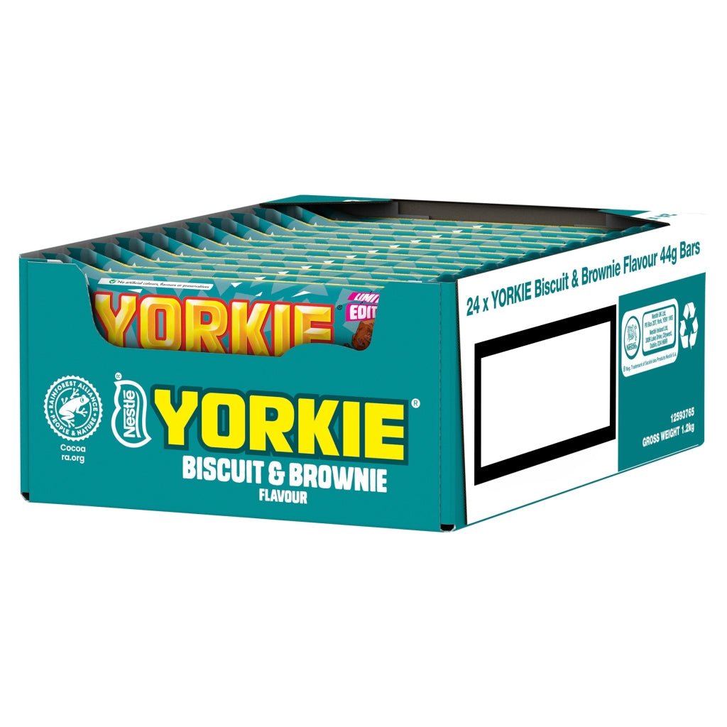 Yorkie Brownie Single Bar - UK Food & Drink - 8445291384934